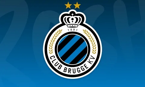 blue and white club brugge logo